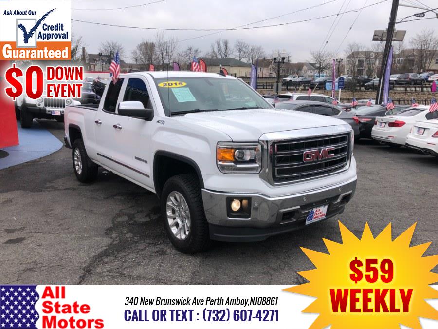 2015 GMC Sierra 1500 4WD Double Cab 143.5" SLT, available for sale in Perth Amboy, New Jersey | All State Motor Inc. Perth Amboy, New Jersey 2015 GMC Sierra 1500 4WD Double Cab 143.5" SLT, available for sale in Perth Amboy, New Jersey | All State Motor Inc. Perth Amboy, New Jersey