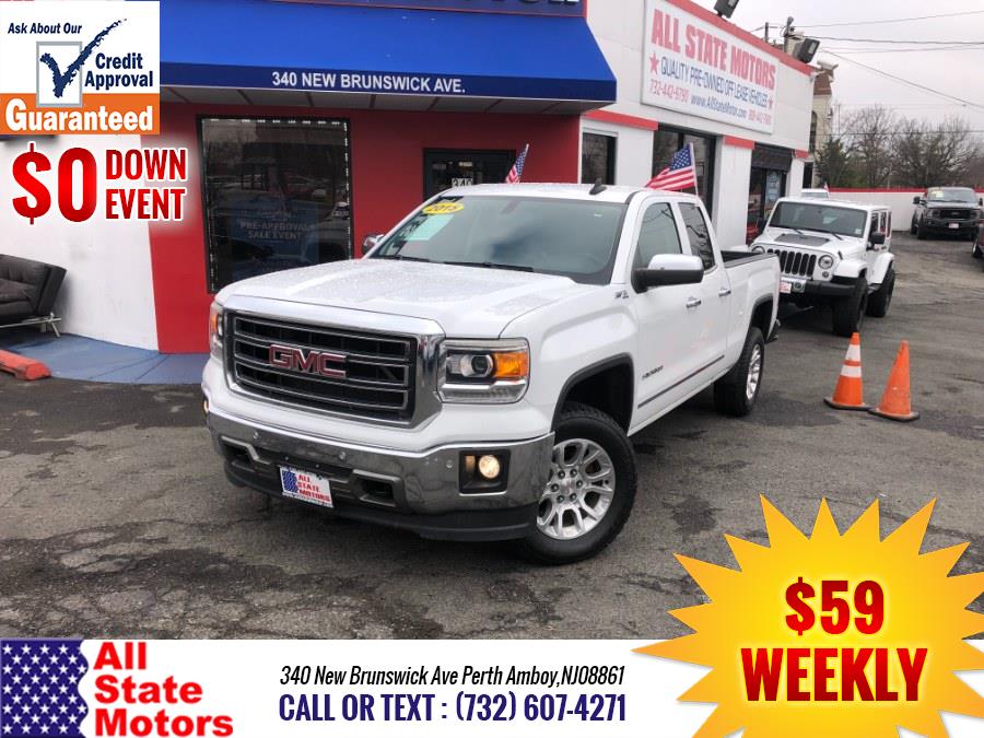 2015 GMC Sierra 1500 4WD Double Cab 143.5" SLT, available for sale in Perth Amboy, New Jersey | All State Motor Inc. Perth Amboy, New Jersey