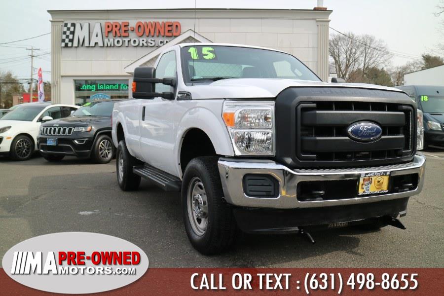 2015 Ford Super Duty F-350 SRW with of plow 4WD Reg Cab 137" XL, available for sale in Huntington Station, New York | M & A Motors. Huntington Station, New York