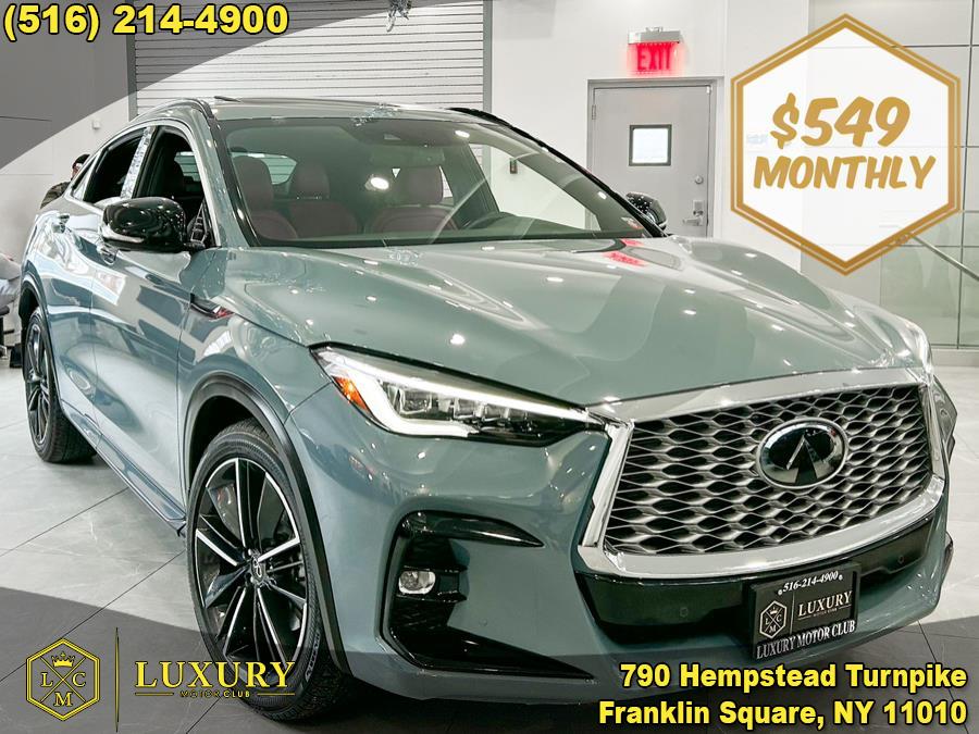2022 INFINITI QX55 SENSORY AWD, available for sale in Franklin Square, New York | Luxury Motor Club. Franklin Square, New York 2022 INFINITI QX55 SENSORY AWD, available for sale in Franklin Square, New York | Luxury Motor Club. Franklin Square, New York