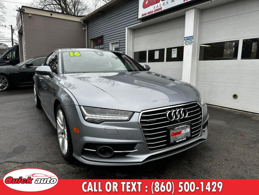 2016 Audi A7 4dr HB quattro 3.0 Premium Plus, available for sale in Bristol, Connecticut | Quick Auto LLC. Bristol, Connecticut