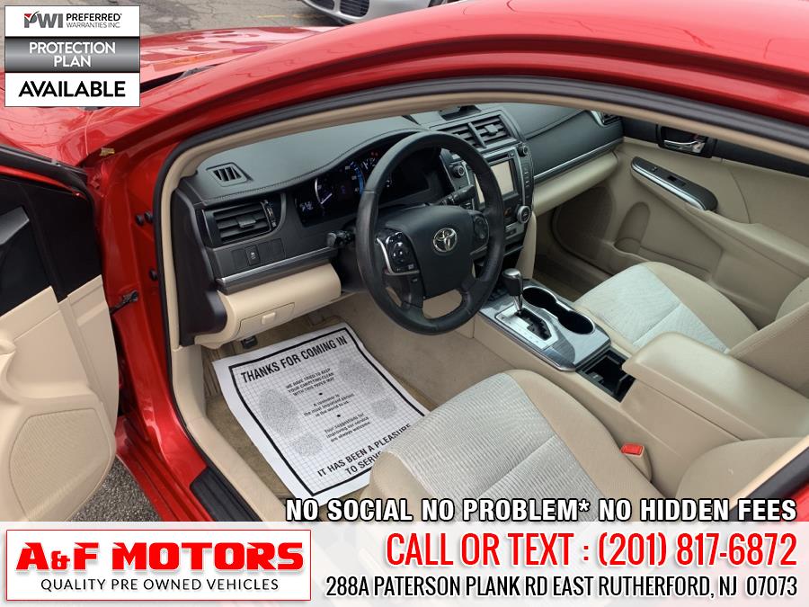 2012 Toyota Camry Hybrid 4dr Sdn XLE, available for sale in East Rutherford, New Jersey | A&F Motors LLC. East Rutherford, New Jersey 2012 Toyota Camry Hybrid 4dr Sdn XLE, available for sale in East Rutherford, New Jersey | A&F Motors LLC. East Rutherford, New Jersey