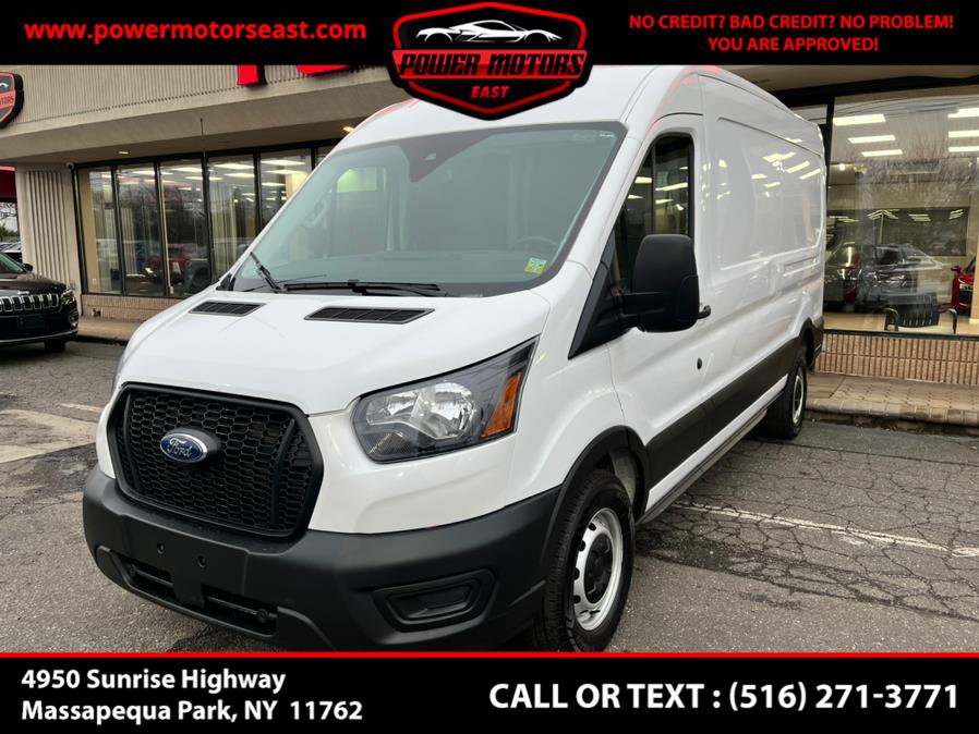 2021 Ford Transit Cargo Van T-250 148" Med Rf 9070 GVWR RWD, available for sale in Massapequa Park, New York | Power Motors East. Massapequa Park, New York