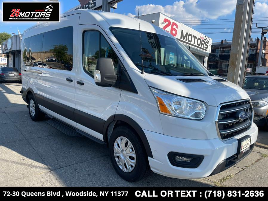 2020 Ford Transit Passenger Wagon T-350 148" Med Roof XLT RWD, available for sale in Woodside, New York | 26 Motors Queens. Woodside, New York