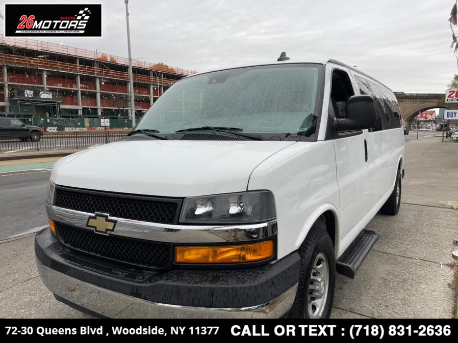 2019 Chevrolet Express Passenger RWD 3500 155" LT, available for sale in Woodside, New York | 26 Motors Queens. Woodside, New York 2019 Chevrolet Express Passenger RWD 3500 155" LT, available for sale in Woodside, New York | 26 Motors Queens. Woodside, New York