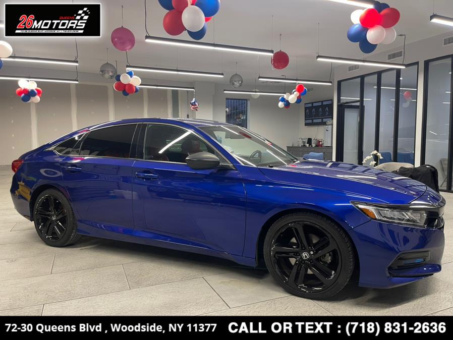 2018 Honda Accord Sedan Sport 1.5T CVT, available for sale in Woodside, New York | 26 Motors Queens. Woodside, New York 2018 Honda Accord Sedan Sport 1.5T CVT, available for sale in Woodside, New York | 26 Motors Queens. Woodside, New York