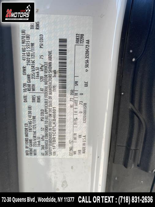 2020 Ford Transit Cargo Van T-250 148" Med Rf 9070 GVWR RWD, available for sale in Woodside, New York | 26 Motors Queens. Woodside, New York 2020 Ford Transit Cargo Van T-250 148" Med Rf 9070 GVWR RWD, available for sale in Woodside, New York | 26 Motors Queens. Woodside, New York