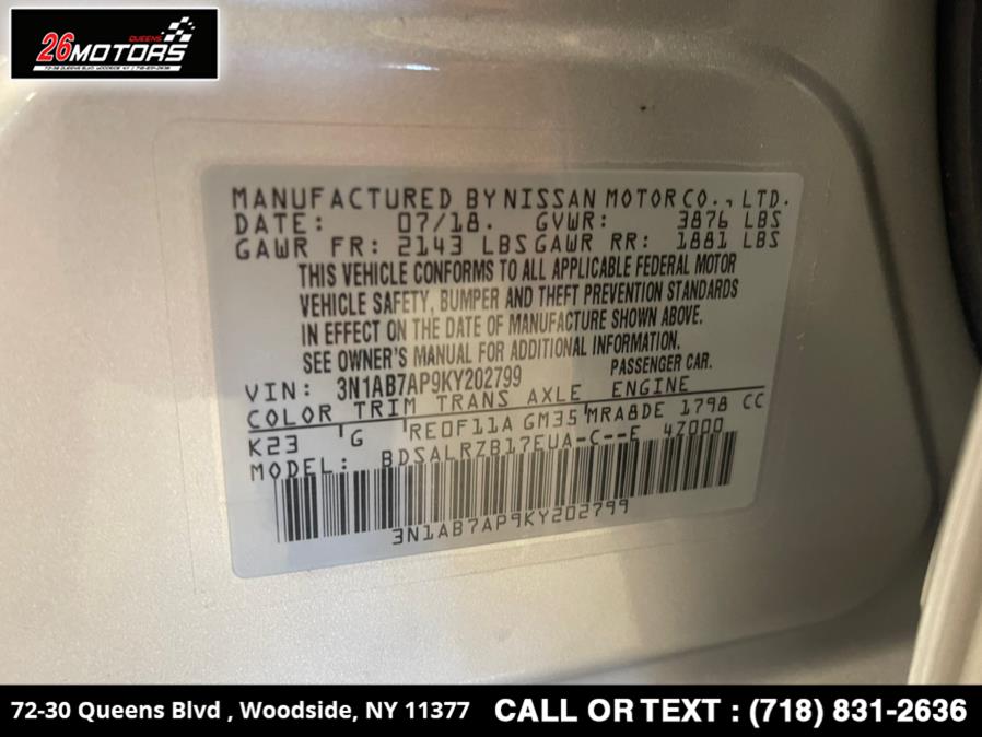 2019 Nissan Sentra SR CVT, available for sale in Woodside, New York | 26 Motors Queens. Woodside, New York 2019 Nissan Sentra SR CVT, available for sale in Woodside, New York | 26 Motors Queens. Woodside, New York