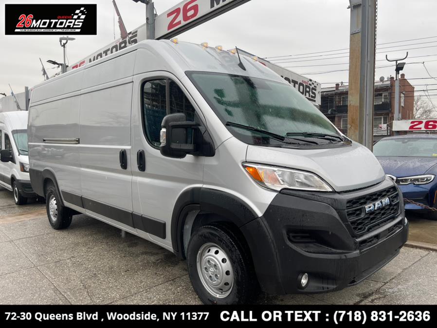 2023 Ram ProMaster Cargo Van 3500 High Roof 159" WB EXT, available for sale in Woodside, New York | 26 Motors Queens. Woodside, New York
