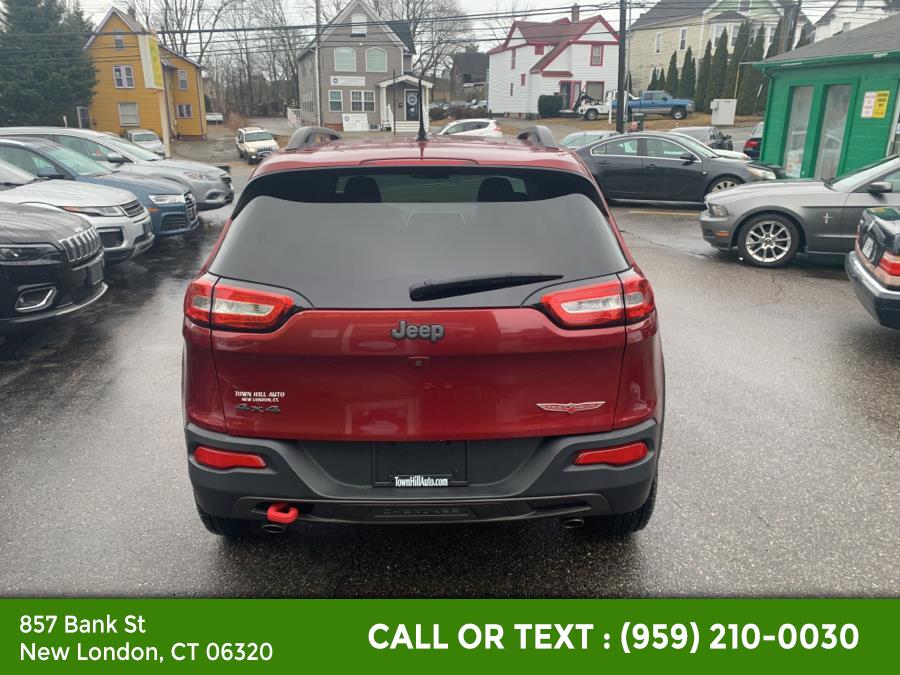 2015 Jeep Cherokee 4WD 4dr Trailhawk, available for sale in New London, Connecticut | McAvoy Inc dba Town Hill Auto. New London, Connecticut 2015 Jeep Cherokee 4WD 4dr Trailhawk, available for sale in New London, Connecticut | McAvoy Inc dba Town Hill Auto. New London, Connecticut