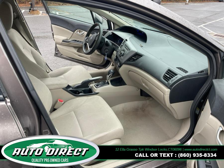 2012 Honda Civic Sdn 4dr Auto LX, available for sale in Windsor Locks, Connecticut | Auto Direct LLC. Windsor Locks, Connecticut 2012 Honda Civic Sdn 4dr Auto LX, available for sale in Windsor Locks, Connecticut | Auto Direct LLC. Windsor Locks, Connecticut