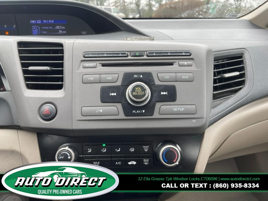 2012 Honda Civic Sdn 4dr Auto LX, available for sale in Windsor Locks, Connecticut | Auto Direct LLC. Windsor Locks, Connecticut 2012 Honda Civic Sdn 4dr Auto LX, available for sale in Windsor Locks, Connecticut | Auto Direct LLC. Windsor Locks, Connecticut