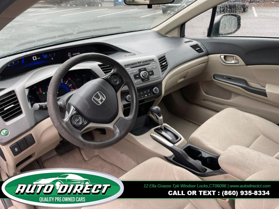 2012 Honda Civic Sdn 4dr Auto LX, available for sale in Windsor Locks, Connecticut | Auto Direct LLC. Windsor Locks, Connecticut 2012 Honda Civic Sdn 4dr Auto LX, available for sale in Windsor Locks, Connecticut | Auto Direct LLC. Windsor Locks, Connecticut