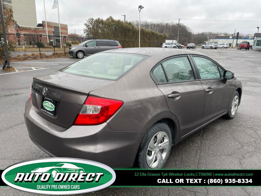 2012 Honda Civic Sdn 4dr Auto LX, available for sale in Windsor Locks, Connecticut | Auto Direct LLC. Windsor Locks, Connecticut 2012 Honda Civic Sdn 4dr Auto LX, available for sale in Windsor Locks, Connecticut | Auto Direct LLC. Windsor Locks, Connecticut