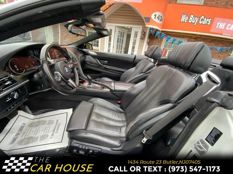 2016 BMW 6 Series 2dr Conv 650i xDrive AWD, available for sale in Butler, New Jersey | The Car House. Butler, New Jersey 2016 BMW 6 Series 2dr Conv 650i xDrive AWD, available for sale in Butler, New Jersey | The Car House. Butler, New Jersey