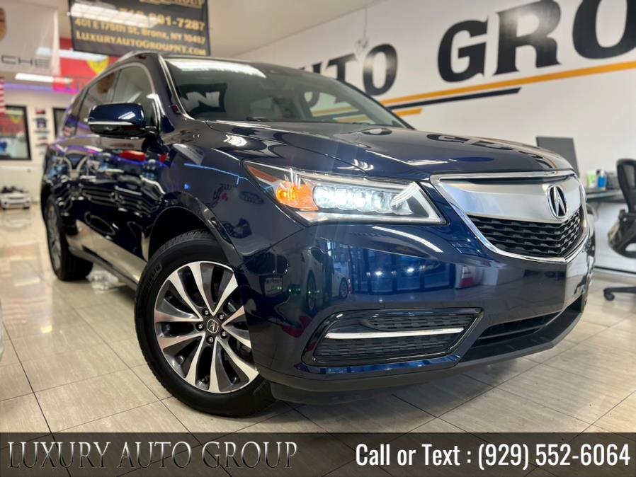 2016 Acura MDX SH-AWD 4dr w/Tech, available for sale in Bronx, New York | Luxury Auto Group. Bronx, New York