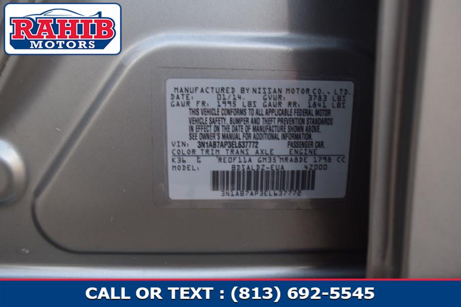2014 Nissan Sentra 4dr Sdn I4 CVT SV, available for sale in Winter Park, Florida | Rahib Motors. Winter Park, Florida 2014 Nissan Sentra 4dr Sdn I4 CVT SV, available for sale in Winter Park, Florida | Rahib Motors. Winter Park, Florida