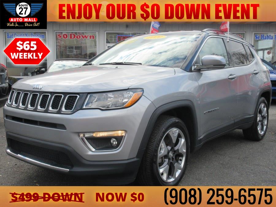 2020 Jeep Compass Limited FWD, available for sale in Linden, New Jersey | Route 27 Auto Mall. Linden, New Jersey 2020 Jeep Compass Limited FWD, available for sale in Linden, New Jersey | Route 27 Auto Mall. Linden, New Jersey