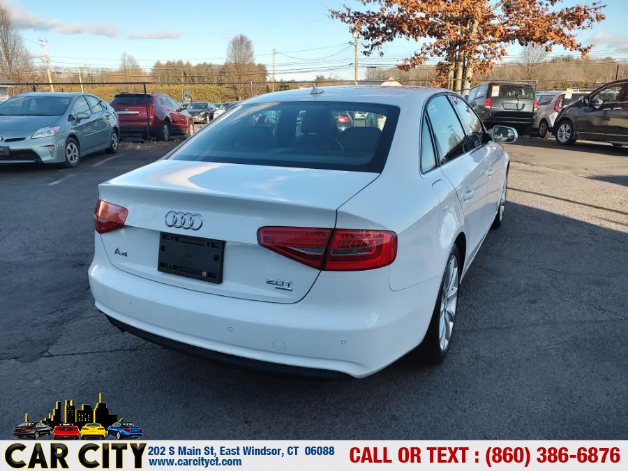 2013 Audi A4 4dr Sdn Auto quattro 2.0T Premium Plus, available for sale in East Windsor, Connecticut | Car City LLC. East Windsor, Connecticut 2013 Audi A4 4dr Sdn Auto quattro 2.0T Premium Plus, available for sale in East Windsor, Connecticut | Car City LLC. East Windsor, Connecticut