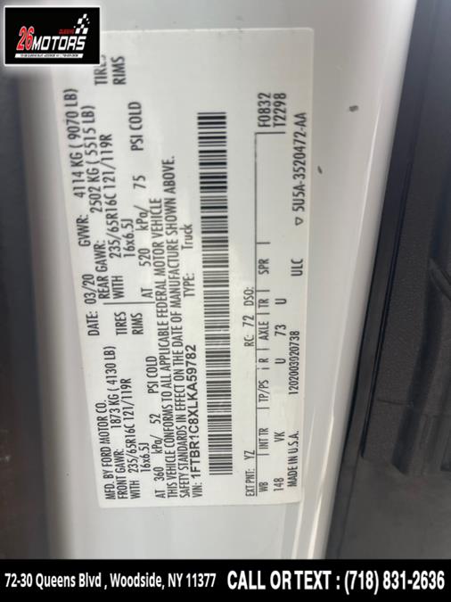 2020 Ford Transit Cargo Van T-250 148" Med Rf 9070 GVWR RWD, available for sale in Woodside, New York | 26 Motors Queens. Woodside, New York 2020 Ford Transit Cargo Van T-250 148" Med Rf 9070 GVWR RWD, available for sale in Woodside, New York | 26 Motors Queens. Woodside, New York