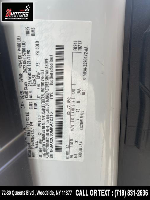 2021 Ford Transit Passenger Wagon T-350 148" Med Roof XLT RWD, available for sale in Woodside, New York | 26 Motors Queens. Woodside, New York 2021 Ford Transit Passenger Wagon T-350 148" Med Roof XLT RWD, available for sale in Woodside, New York | 26 Motors Queens. Woodside, New York