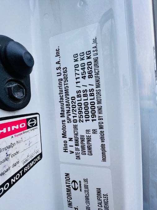 2021 HINO L6 26 FEET DRY BOX + FACTORY WARRANTY + LIFT + NO CDL, available for sale in South Amboy, New Jersey | NJ Truck Spot. South Amboy, New Jersey 2021 HINO L6 26 FEET DRY BOX + FACTORY WARRANTY + LIFT + NO CDL, available for sale in South Amboy, New Jersey | NJ Truck Spot. South Amboy, New Jersey