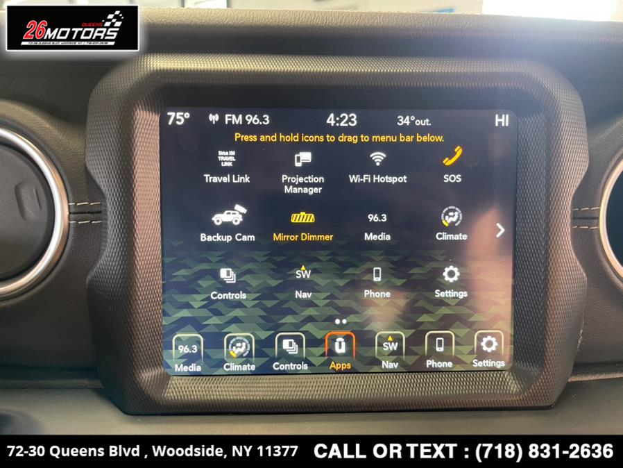 2021 Jeep Wrangler Unlimited Sahara 4x4, available for sale in Woodside, New York | 26 Motors Queens. Woodside, New York 2021 Jeep Wrangler Unlimited Sahara 4x4, available for sale in Woodside, New York | 26 Motors Queens. Woodside, New York