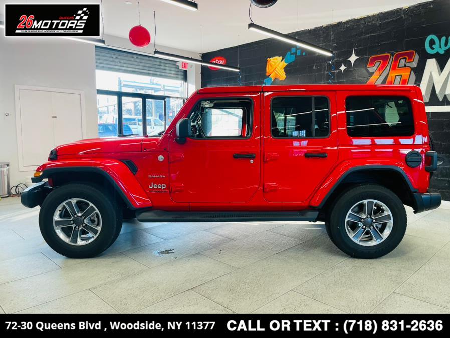 2021 Jeep Wrangler Unlimited Sahara 4x4, available for sale in Woodside, New York | 26 Motors Queens. Woodside, New York 2021 Jeep Wrangler Unlimited Sahara 4x4, available for sale in Woodside, New York | 26 Motors Queens. Woodside, New York