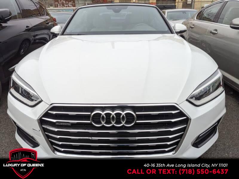 2019 Audi A5 Cabriolet Premium 45 TFSI quattro, available for sale in Long Island City, New York | Luxury Of Queens. Long Island City, New York