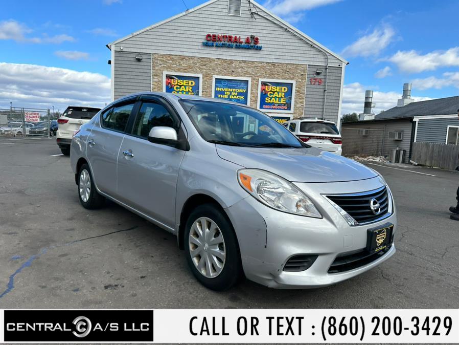 2012 Nissan Versa 4dr Sdn CVT 1.6 SV, available for sale in East Windsor, Connecticut | Central A/S LLC. East Windsor, Connecticut 2012 Nissan Versa 4dr Sdn CVT 1.6 SV, available for sale in East Windsor, Connecticut | Central A/S LLC. East Windsor, Connecticut