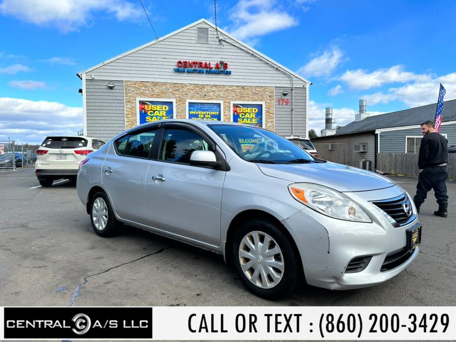 2012 Nissan Versa 4dr Sdn CVT 1.6 SV, available for sale in East Windsor, Connecticut | Central A/S LLC. East Windsor, Connecticut 2012 Nissan Versa 4dr Sdn CVT 1.6 SV, available for sale in East Windsor, Connecticut | Central A/S LLC. East Windsor, Connecticut