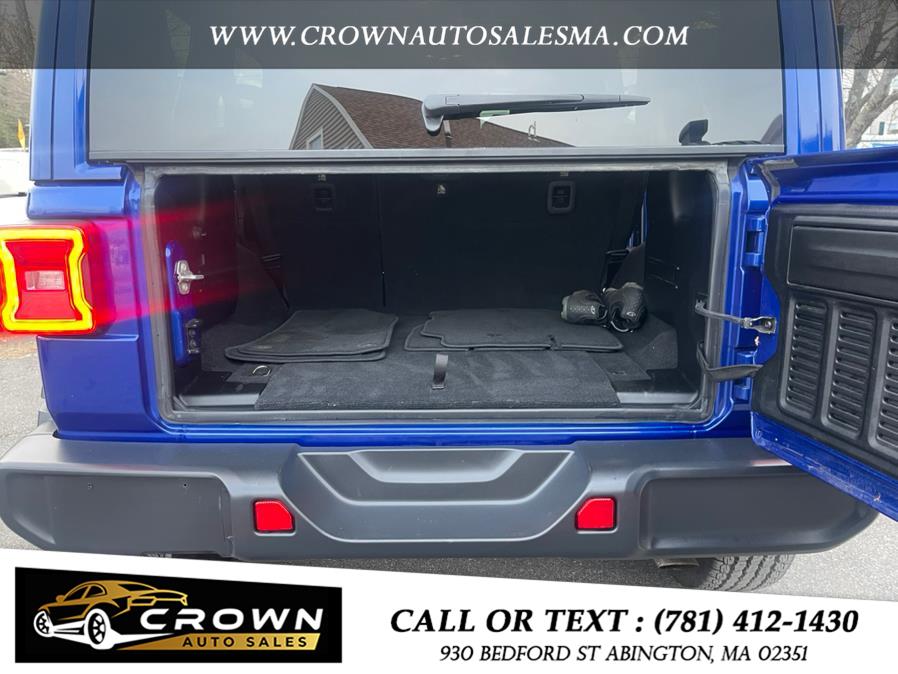 2019 Jeep Wrangler Unlimited Sahara 4x4, available for sale in Abington, Massachusetts | Crown Auto Sales. Abington, Massachusetts 2019 Jeep Wrangler Unlimited Sahara 4x4, available for sale in Abington, Massachusetts | Crown Auto Sales. Abington, Massachusetts
