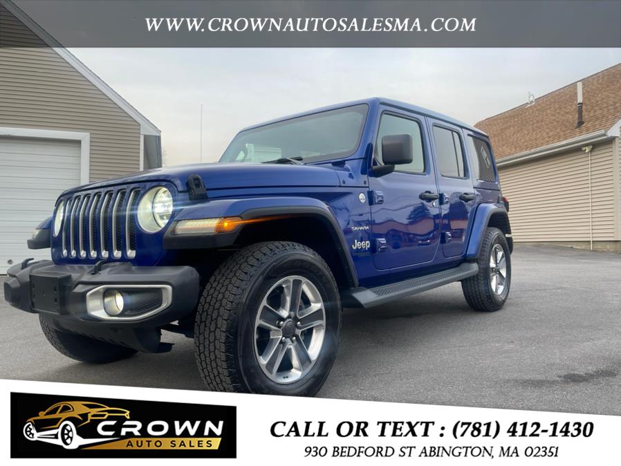 2019 Jeep Wrangler Unlimited Sahara 4x4, available for sale in Abington, Massachusetts | Crown Auto Sales. Abington, Massachusetts 2019 Jeep Wrangler Unlimited Sahara 4x4, available for sale in Abington, Massachusetts | Crown Auto Sales. Abington, Massachusetts
