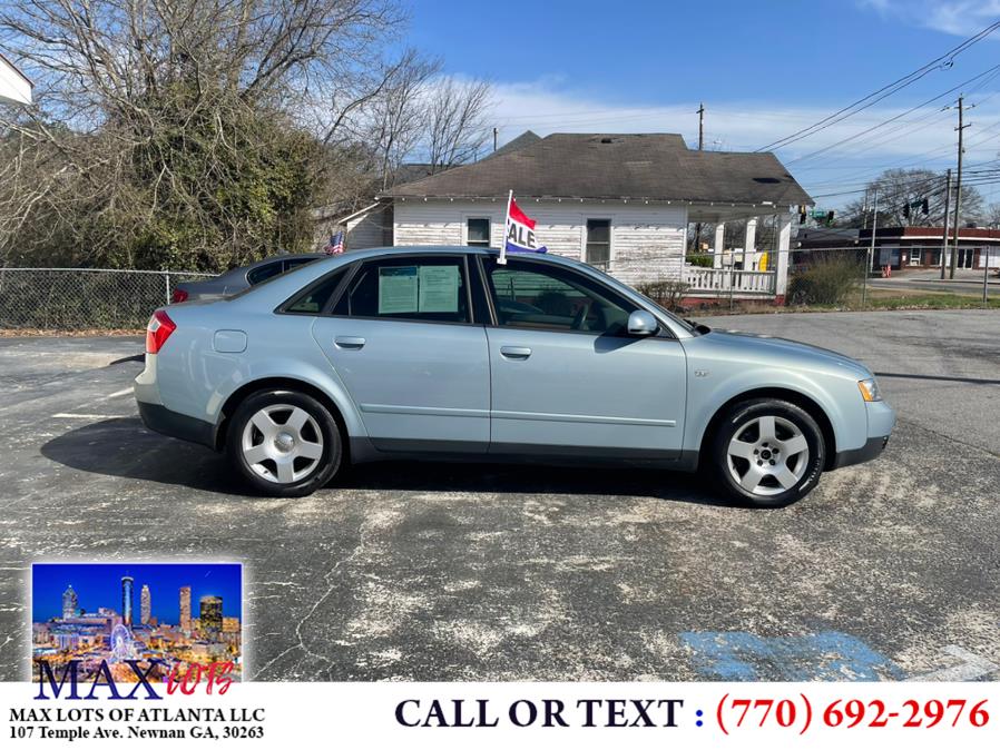 2004 Audi A4 2004.5 4dr Sdn 1.8T CVT, available for sale in Newnan, Georgia | Max Lots of Atlanta LLC. Newnan, Georgia 2004 Audi A4 2004.5 4dr Sdn 1.8T CVT, available for sale in Newnan, Georgia | Max Lots of Atlanta LLC. Newnan, Georgia