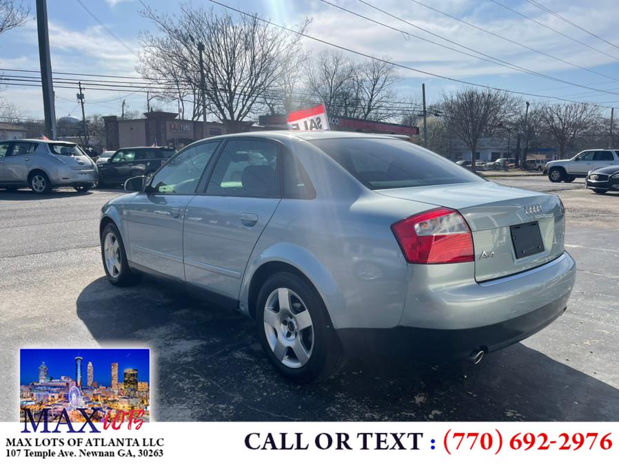 2004 Audi A4 2004.5 4dr Sdn 1.8T CVT, available for sale in Newnan, Georgia | Max Lots of Atlanta LLC. Newnan, Georgia 2004 Audi A4 2004.5 4dr Sdn 1.8T CVT, available for sale in Newnan, Georgia | Max Lots of Atlanta LLC. Newnan, Georgia