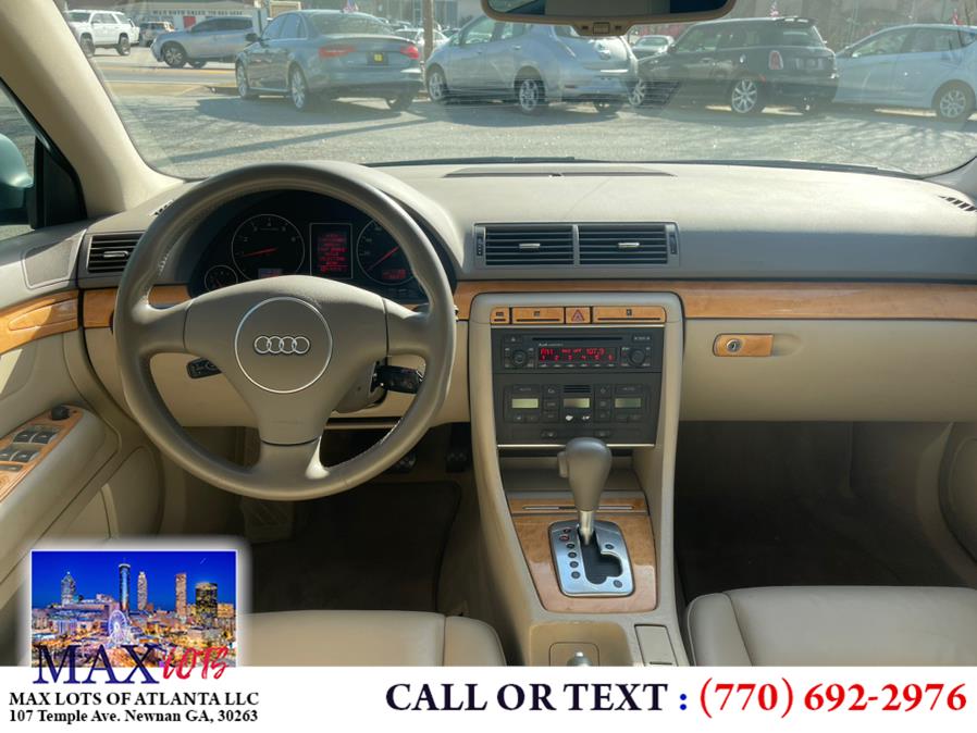 2004 Audi A4 2004.5 4dr Sdn 1.8T CVT, available for sale in Newnan, Georgia | Max Lots of Atlanta LLC. Newnan, Georgia 2004 Audi A4 2004.5 4dr Sdn 1.8T CVT, available for sale in Newnan, Georgia | Max Lots of Atlanta LLC. Newnan, Georgia