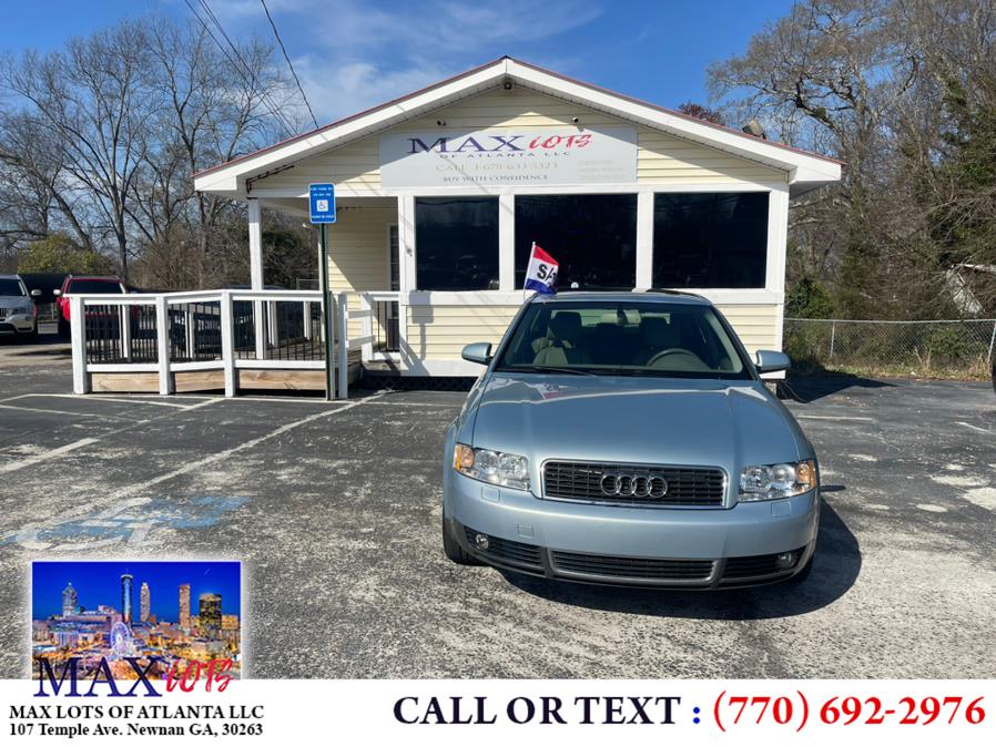2004 Audi A4 2004.5 4dr Sdn 1.8T CVT, available for sale in Newnan, Georgia | Max Lots of Atlanta LLC. Newnan, Georgia 2004 Audi A4 2004.5 4dr Sdn 1.8T CVT, available for sale in Newnan, Georgia | Max Lots of Atlanta LLC. Newnan, Georgia