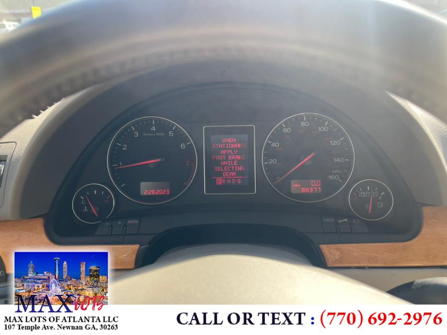 2004 Audi A4 2004.5 4dr Sdn 1.8T CVT, available for sale in Newnan, Georgia | Max Lots of Atlanta LLC. Newnan, Georgia 2004 Audi A4 2004.5 4dr Sdn 1.8T CVT, available for sale in Newnan, Georgia | Max Lots of Atlanta LLC. Newnan, Georgia