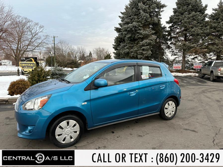2015 Mitsubishi Mirage 4dr HB CVT DE, available for sale in East Windsor, Connecticut | Central A/S LLC. East Windsor, Connecticut 2015 Mitsubishi Mirage 4dr HB CVT DE, available for sale in East Windsor, Connecticut | Central A/S LLC. East Windsor, Connecticut