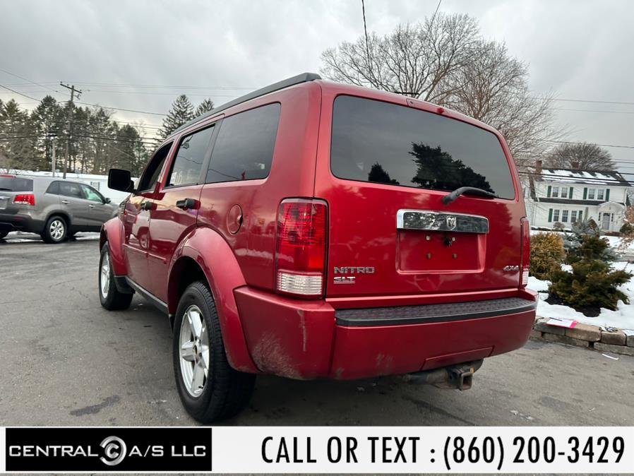 2008 Dodge Nitro 4WD 4dr SLT, available for sale in East Windsor, Connecticut | Central A/S LLC. East Windsor, Connecticut 2008 Dodge Nitro 4WD 4dr SLT, available for sale in East Windsor, Connecticut | Central A/S LLC. East Windsor, Connecticut