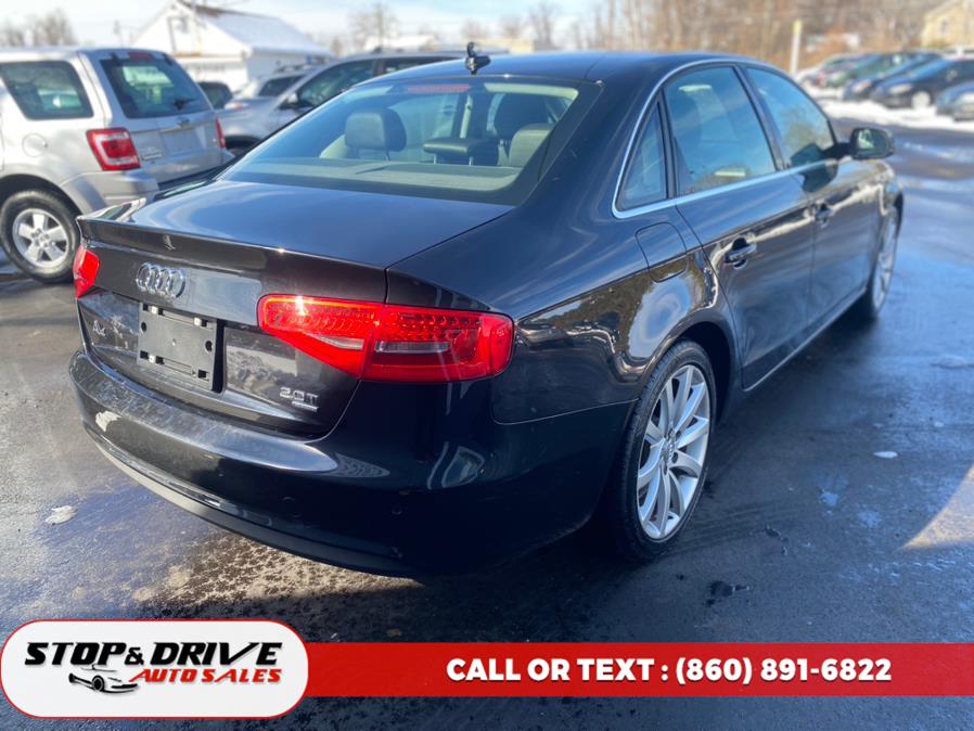 2013 Audi A4 4dr Sdn Auto quattro 2.0T Premium Plus, available for sale in East Windsor, Connecticut | Stop & Drive Auto Sales. East Windsor, Connecticut 2013 Audi A4 4dr Sdn Auto quattro 2.0T Premium Plus, available for sale in East Windsor, Connecticut | Stop & Drive Auto Sales. East Windsor, Connecticut