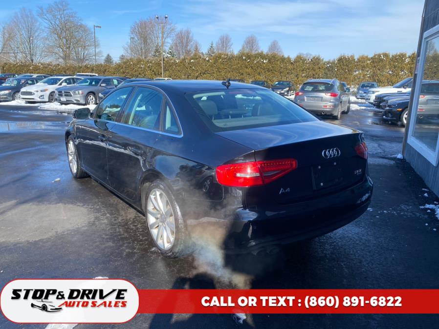2013 Audi A4 4dr Sdn Auto quattro 2.0T Premium Plus, available for sale in East Windsor, Connecticut | Stop & Drive Auto Sales. East Windsor, Connecticut 2013 Audi A4 4dr Sdn Auto quattro 2.0T Premium Plus, available for sale in East Windsor, Connecticut | Stop & Drive Auto Sales. East Windsor, Connecticut