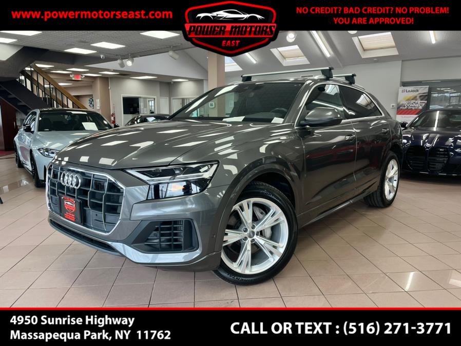 2019 Audi Q8 Premium Plus 55 TFSI quattro, available for sale in Massapequa Park, New York | Power Motors East. Massapequa Park, New York 2019 Audi Q8 Premium Plus 55 TFSI quattro, available for sale in Massapequa Park, New York | Power Motors East. Massapequa Park, New York