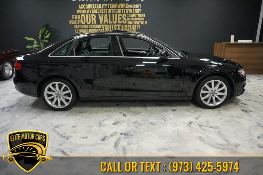 2013 Audi A4 4dr Sdn Auto quattro 2.0T Premium Plus, available for sale in Newark, New Jersey | Elite Motor Cars. Newark, New Jersey 2013 Audi A4 4dr Sdn Auto quattro 2.0T Premium Plus, available for sale in Newark, New Jersey | Elite Motor Cars. Newark, New Jersey