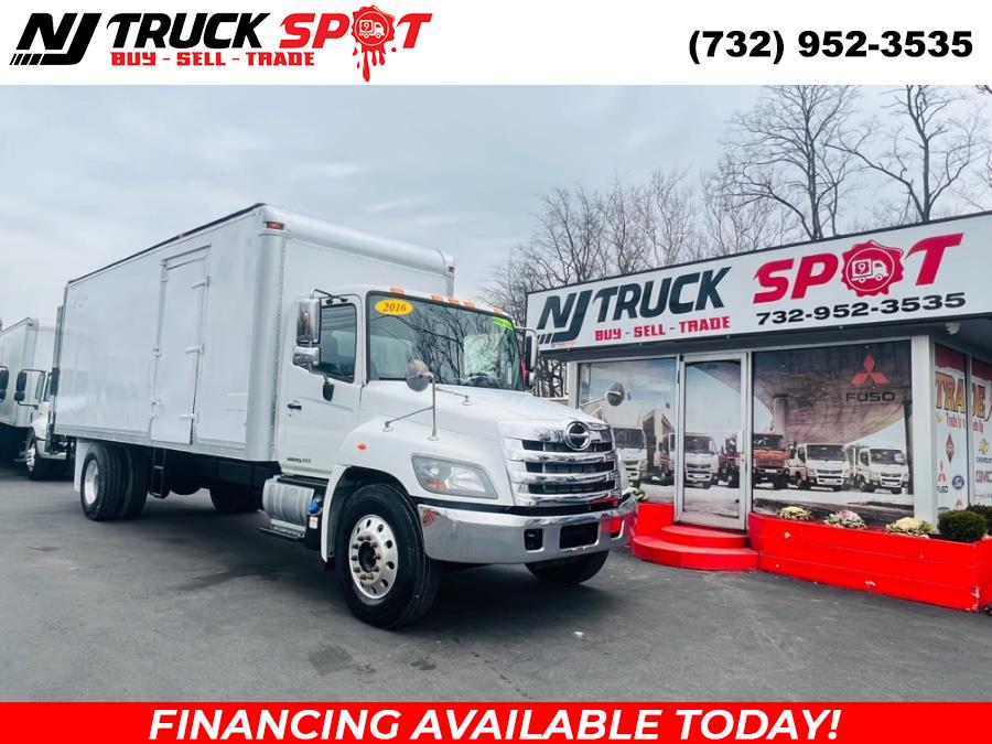 2016 HINO 338 22 FEET DRY BOX + AIR RIDE SUSPENSION + LIFT GATE, available for sale in South Amboy, New Jersey | NJ Truck Spot. South Amboy, New Jersey