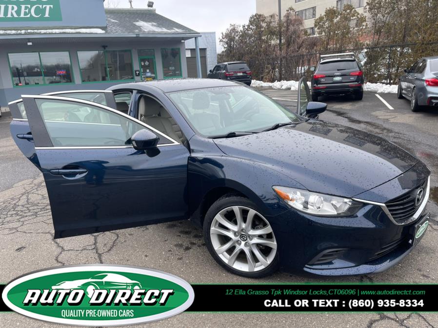 2016 Mazda Mazda6 4dr Sdn Auto i Touring, available for sale in Windsor Locks, Connecticut | Auto Direct LLC. Windsor Locks, Connecticut 2016 Mazda Mazda6 4dr Sdn Auto i Touring, available for sale in Windsor Locks, Connecticut | Auto Direct LLC. Windsor Locks, Connecticut