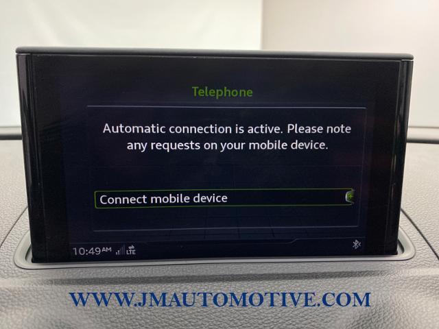 2018 Audi A3 2.0 TFSI Premium Plus quattro AWD, available for sale in Naugatuck, Connecticut | J&M Automotive Sls&Svc LLC. Naugatuck, Connecticut 2018 Audi A3 2.0 TFSI Premium Plus quattro AWD, available for sale in Naugatuck, Connecticut | J&M Automotive Sls&Svc LLC. Naugatuck, Connecticut
