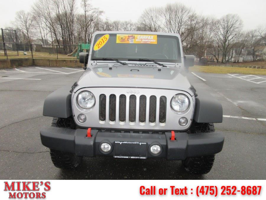 2015 Jeep Wrangler Unlimited 4WD 4dr Sport, available for sale in Stratford, Connecticut | Mike's Motors LLC. Stratford, Connecticut 2015 Jeep Wrangler Unlimited 4WD 4dr Sport, available for sale in Stratford, Connecticut | Mike's Motors LLC. Stratford, Connecticut