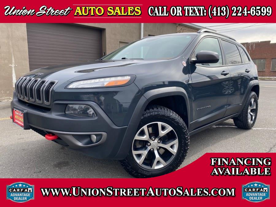2016 Jeep Cherokee 4WD 4dr Trailhawk, available for sale in West Springfield, Massachusetts | Union Street Auto Sales. West Springfield, Massachusetts 2016 Jeep Cherokee 4WD 4dr Trailhawk, available for sale in West Springfield, Massachusetts | Union Street Auto Sales. West Springfield, Massachusetts