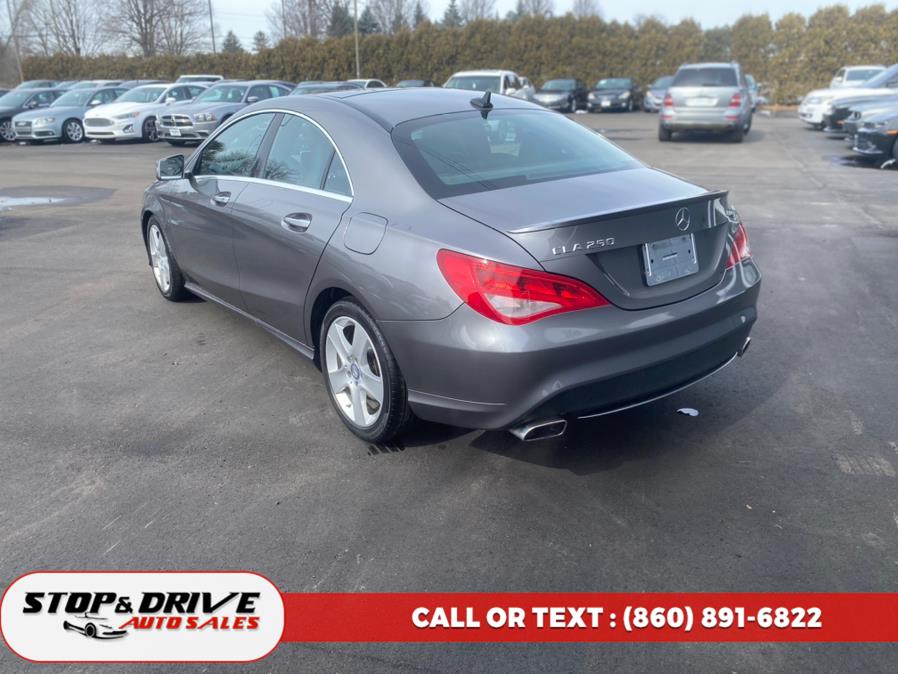 2015 Mercedes-Benz CLA-Class 4dr Sdn CLA 250 4MATIC, available for sale in East Windsor, Connecticut | Stop & Drive Auto Sales. East Windsor, Connecticut 2015 Mercedes-Benz CLA-Class 4dr Sdn CLA 250 4MATIC, available for sale in East Windsor, Connecticut | Stop & Drive Auto Sales. East Windsor, Connecticut
